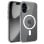 Capa cool para iPhone 17 magnética transparente