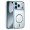 Carcasa COOL para iPhone 17 Pro / 18 Pro Magnética Borde Celeste