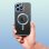 Carcasa COOL para iPhone 17 Pro / 18 Pro Magnética Borde Celeste