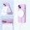Capa Magnética Rosa para iPhone 17 Pro