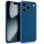 Coque COOL en silicone bleue antidérapante pour iPhone 17 Pro / 18 Pro