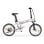 Bicicleta eléctrica QUO Pvy Libon Motor 500W 36V 10Ah 130km Disco hidráulico Blanco