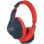 Kopfhörer Red Bull Aura kabellos Bluetooth Over-Ear mit Mikrofon Blau/Rot
