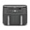 Freidora de aire Ninja DZ400EU 9,5 L 2470 W doble cesta gris con control giratorio