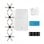 Robot Aspirapolvere Livoo DOH135 Navigazione Base Sensori 800 Pa 70 min Bianco