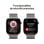 Apple Watch Series 11 GPS + Cellular NFC 46mm OLED Titane S/M Etanche IP6X SpO2 ECG