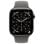 Apple Watch Series 11 GPS + Cellular 42mm Retina OLED Titane Naturel Bracelet Sport Gris Minéral S/M