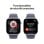 Montre Connectée Apple Watch Series 11 GPS + Cellular 46mm OLED Argent Violet M/L IP6X SpO2 ECG