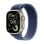 Apple Watch Ultra 3 GPS + Cellular 49mm OLED Titan Natur mit blauer M/L Trail Buckle IP6X SpO2 Pulsmesser Schlaftracking SOS