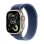 Apple Watch Ultra 3 GPS + Cellular 49mm OLED Titan Natur mit blauer M/L Trail Buckle IP6X SpO2 Pulsmesser Schlaftracking SOS