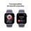 Apple Watch Series 11 GPS 5G NFC 46mm OLED Argent Violet S/M IP6X SpO2 Pulsomètre
