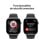 Apple Watch Series 11 GPS Cellular 5G 46mm OLED Gris Aluminium Noir M/L IP6X SpO2 ECG