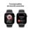 Apple Watch Series 11 GPS + Cellular 5G NFC 46mm OLED Retina Grigio Sidereal Nero S/M IP6X SpO2 Pulsometro