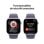 Apple Watch Series 11 GPS Cellular 5G 42mm Retina OLED Argent Violet M/L IP6X SpO2 ECG