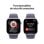 Apple Watch Series 11 GPS Cellular 42mm OLED Argento Cinturino Viola M/L IP6X SpO2 Frequenza Cardiaca Sonno SOS