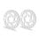 F10mobility 2 Discos Freno Patinete Ducati Pro I Evo Repuesto, Acier inoxydable haute performance, Set de 2, Pour Trottinettes électriques Ducati Pro I EVO