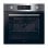 Forno multifunções elétrico Grundig GEBD11300BMP 72L Inox pirolítico porta fria vapor