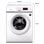 Máquina de Lavar Roupa 7 Kg 1400 rpm A Branco Display LED Bloqueio Crianças Início Diferido