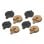 Jeu de 8 plaquettes de frein F10mobility pour scooter électrique Niu Kqi3 Sport