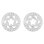 Pack 2 Discos Freno Patinete Eléctrico F10mobility 130mm 5 Agujeros