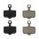 Kit de 4 Pastillas de Freno Traseras para Patinete Eléctrico Segway GT1/GT1e F10mobility