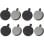 Jeu de 8 Plaquettes de Frein pour Trottinette Électrique F10mobility Rockway Pro V2.0