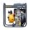 Motopompe Diesel ITCPower DPH40LE-2 double turbine haute pression 16,7 m³/h démarrage électrique