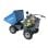 Mini Dumper QUO Hymda300-e 350kg Bateria Dual 4WD Giro e Viro Hidráulico
