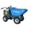 Mini Dumper QUO Hymda300-e 350kg Bateria Dual 4WD Giro e Viro Hidráulico