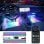 Tira LED Interior Govee RGBIC Bluetooth Transparente 30 cm Pack 4 Peças