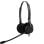 Auriculares Jabra Biz 2300 con cable QD Dúo para oficina y call center con cancelación de ruido, negro y plata