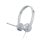 Auriculares Lenovo 100 con cable Jack 3,5 mm para oficina y call center, color plata