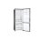 Réfrigérateur Combiné LG GBB566PZHZN No Frost 185 cm 461 L E Argent