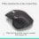 Maus Logitech MX Master 4 Wireless RF Bluetooth 8000 DPI Graphit Ergonomisch programmierbar