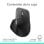 Souris Logitech MX Master 4 Bluetooth Laser 8000 DPI Argent 8 Boutons Ergonomique