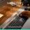 Teclado de membrana Logitech Signature Slim Solar+ Layout ES sem fio solar Bluetooth grafite