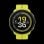Suunto Run Bluetooth GPS 46mm AMOLED Boîtier Noir Bracelet Jaune M Étanche 50m SpO2 Pulsomètre