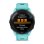 Garmin Forerunner 265 46mm Bisel negro con carcasa en turquesa y correa de silicona turquesa/negro