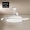 Ventilador de techo Yoevu Eos One LED motor DC aspas retráctiles Alexa control remoto