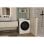 Máquina de Lavar e Secar Roupa Candy 9kg A GWD 496B8-S com motor inverter, programas rápidos e vapor
