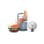 Robot da cucina Kenwood MultiPro Go FDP22130GY 1.3L 650W Storm Blue compatto