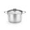 Kochtopfset BRA A399908 Ancora Edelstahl 5-teilig mit Glasdeckel Induktion