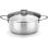 Kochtopfset BRA A399908 Ancora Edelstahl 5-teilig mit Glasdeckel Induktion