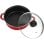 Batería de cocina Fagor Máxima 5 piezas rojo aluminio forjado antiadherente