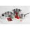 Batería de cocina Inoxibar Forma 90237 acero inoxidable 4 piezas apta para lavavajillas