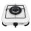 Hornillo a gas Vitrokitchen 152BB compacto triple corona 3600 W portátil blanco