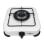 Hornillo a gas Vitrokitchen 152BB compacto triple corona 3600 W portátil blanco