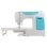 Máquina de coser Singer C5205-TQ automática 80 puntadas LCD brazo libre azul blanco