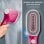 Vaporizador de prendas Rowenta DR2023 Pure Pop 1300W 20 g/min Rosa compacto portátil