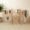 Étendoir à linge pliable Newlux Wood V35 Blanc